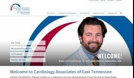 
							         Welcome to Cardiology Associates of East Tennessee | Cardiology ...								  
							    