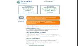 
							         Welcome to CareGate - Your Health Information Network								  
							    