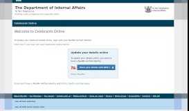 
							         Welcome to Celebrants Online - Department of Internal Affairs								  
							    