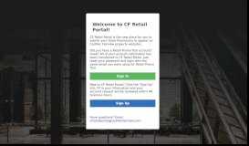 
							         Welcome to CF Retail Portal!								  
							    