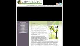 
							         Welcome to CHI-Medicine : Center for Hollistic and Integrative Medicine								  
							    