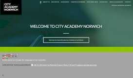 
							         WELCOME TO CITY ACADEMY NORWICH								  
							    