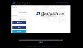 
							         Welcome to ClearPath Prime								  
							    