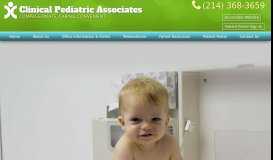 
							         Welcome to Clinical Pediatric Associates - Clinical Pediatrics is a full ...								  
							    