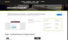 
							         Welcome to Cncs.fireflycloud.net - Login - Cardinal Newman ...								  
							    
