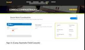 
							         Welcome to Console.campaustralia.com.au - Sign In (Camp ...								  
							    