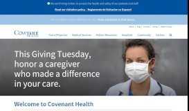 
							         Welcome to Covenant Health | Covenant Health								  
							    