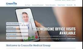 
							         Welcome to Crossville Medical Group in Crossville, Tennessee								  
							    