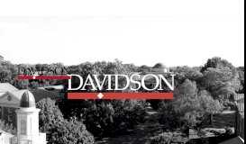 
							         Welcome to Davidson | Davidson								  
							    
