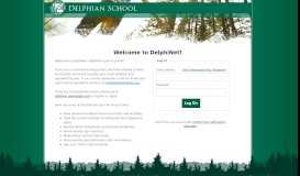 
							         Welcome to DelphiNet! - Delphian School								  
							    