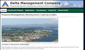 
							         Welcome To Delta Management Co.								  
							    