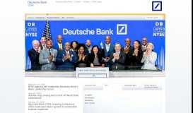 
							         Welcome to Deutsche Bank USA								  
							    