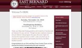 
							         Welcome To EBJHS – East Bernard Junior High – East Bernard ...								  
							    
