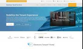 
							         Welcome to Electronic Tenant Solutions								  
							    