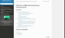 
							         Welcome to EMBL-EBI Cloud Portal's documentation! — EMBL-EBI ...								  
							    