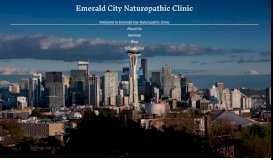 
							         Welcome to Emerald City Naturopathic Clinic								  
							    
