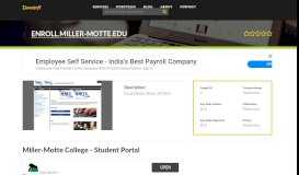 
							         Welcome to Enroll.miller-motte.edu - Miller-Motte College - Student ...								  
							    