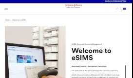 
							         Welcome to eSIMS								  
							    