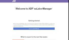 
							         Welcome to ezLaborManager								  
							    