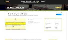 
							         Welcome to Ezlibrary.ju.edu.jo - Website data analysis								  
							    