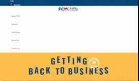 
							         Welcome to FCM | FCM - FCM Travel Solutions								  
							    