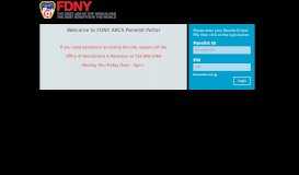 
							         Welcome to FDNY Panelist Portal								  
							    