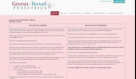 
							         Welcome to Genesee-Transit Pediatrics, LLP | Accepting New Patients ...								  
							    