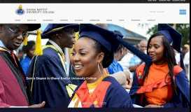 
							         Welcome to Ghana Baptist University College | Ghana Baptist ...								  
							    