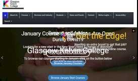 
							         Welcome to Glasgow Kelvin College, the newest of Glasgow Colleges								  
							    
