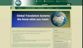 
							         Welcome to Global Translation								  
							    