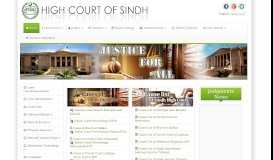 
							         Welcome to High Court of Sindh								  
							    
