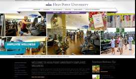 
							         Welcome to High Point University Employee Wellness | High Point ...								  
							    