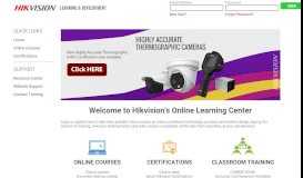 
							         Welcome to HikvisionLearning.com Learning								  
							    
