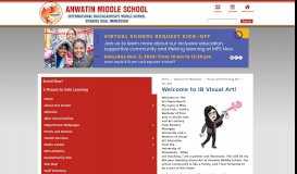
							         Welcome to IB Visual Art! - Anwatin!								  
							    