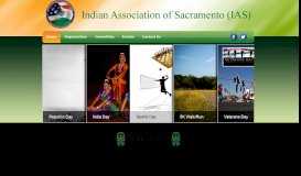 
							         Welcome to Indian Association of Sacramento(IAS)								  
							    