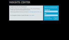 
							         Welcome to Insights Centers								  
							    
