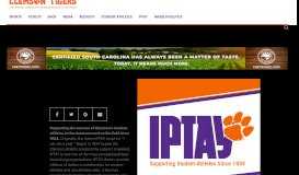 
							         Welcome to IPTAY – Clemson Tigers Official Athletics Site								  
							    