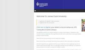
							         Welcome To James Cook University - JCU								  
							    