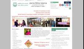 
							         Welcome to Jamia Millia Islamia - A Central University								  
							    