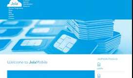 
							         Welcome to JolaMobile - Jola Cloud Solutions Ltd								  
							    