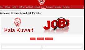 
							         Welcome to Kala Kuwait Job Portal... - Kerala Art Lovers Association ...								  
							    