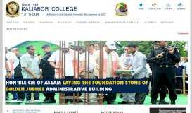 
							         Welcome to Kaliabor College								  
							    