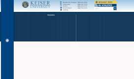 
							         Welcome to Keiser University | Universities in Florida								  
							    