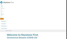 
							         Welcome to Keystone First - Members - Keystone First								  
							    