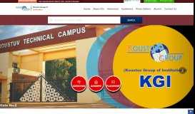 
							         Welcome to KGI STUDENT PORTAL - Koustuv Group of Institutions								  
							    