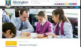 
							         Welcome to Kilvington - Kilvington Grammar School								  
							    