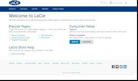 
							         Welcome to LaCie | LaCie US								  
							    