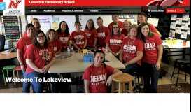 
							         Welcome to Lakeview Elementary - Neenah Joint School District								  
							    