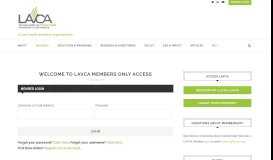 
							         Welcome to LAVCA Members Only Access								  
							    