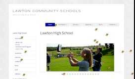 
							         Welcome to Lawton High School - Lawton Community Schools								  
							    